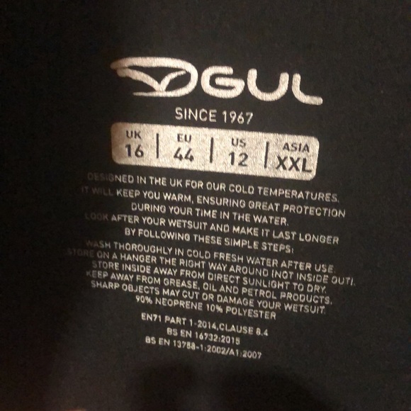 Gul full body Neo flx duradex wetsuit - Picture 5 of 8